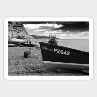 Beer beach Jurassic Coast Devon England Sticker